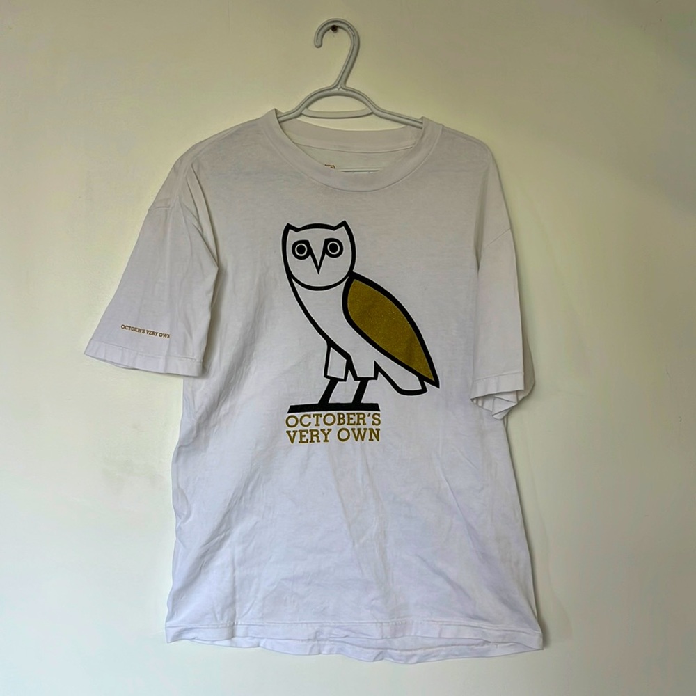 OVO White logo shirt